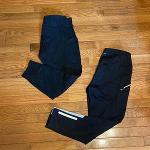 TWO Calvin Klein performance pants bundle, L